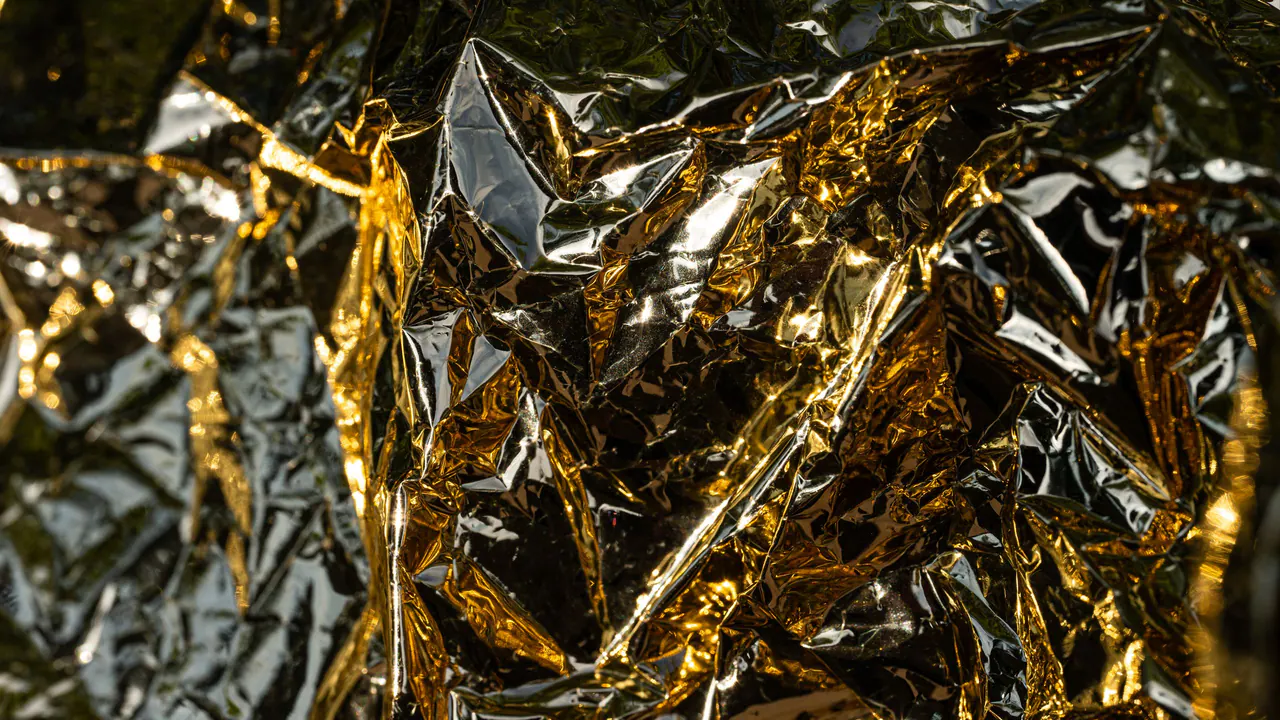 Foil print on apparel