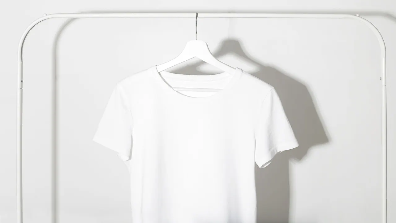 A rack of streetwear on display