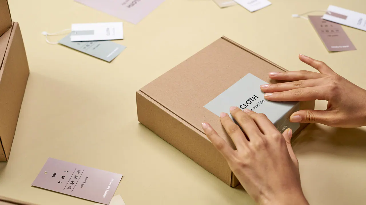 Branded product packaging boxes