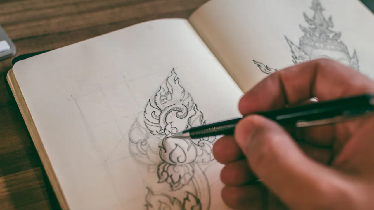 A logo design mockup